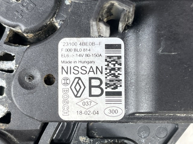 231004BE0B RENAULT Генератор купить в Ужгород