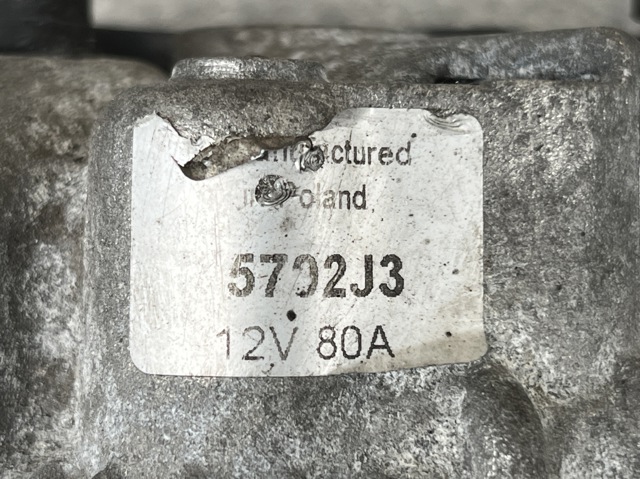 PEUGEOT 5702L3 Генератор в наличии Киев