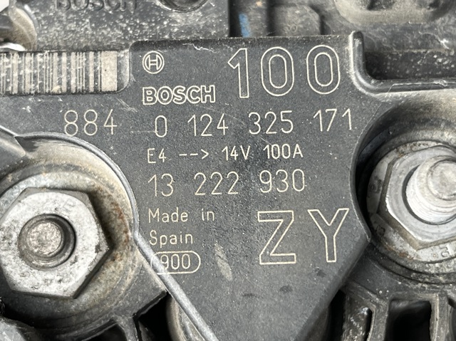 Автомобильный генератор 93190139 OPEL