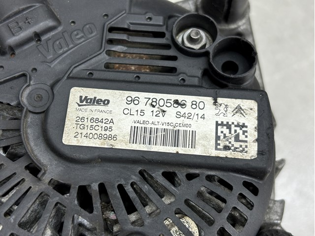 PEUGEOT 9678058680 Генератор в наличии Каменское