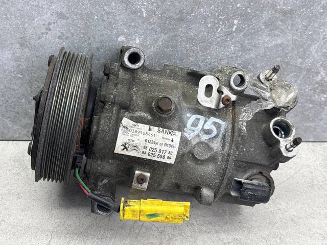 Компрессор кондиционера 9802501780 PEUGEOT