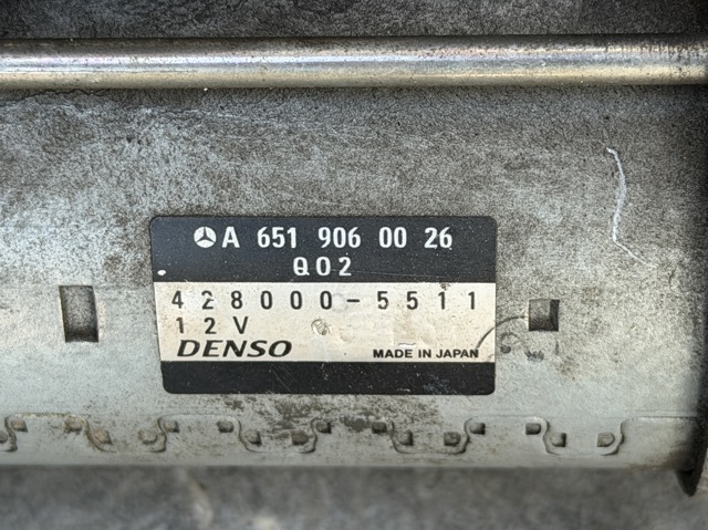 Стартер двигателя A6519060026 MERCEDES