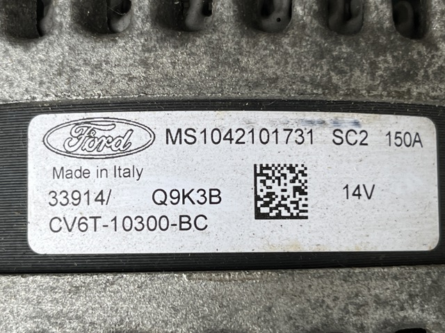 Генератор автомобильный CV6T10300FA FORD