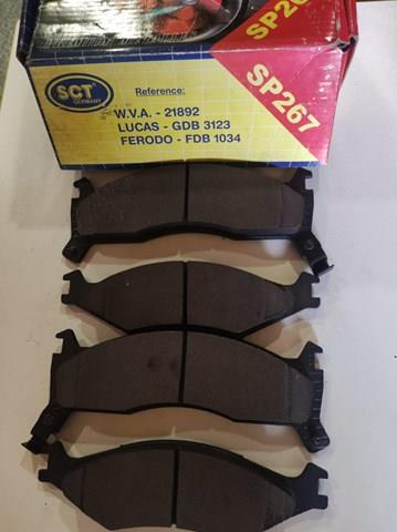 SP267 SCT Колодки тормозные передние дисковые купить в Сумы