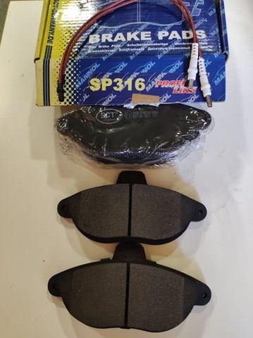 SCT SP316 Колодки тормозные передние дисковые в наличии Киев