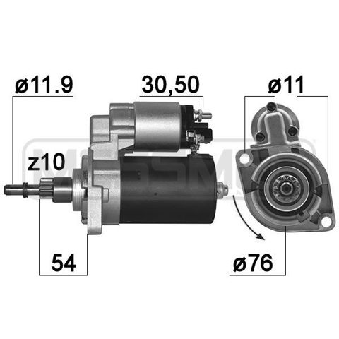 Стартер 220030A MESSMER