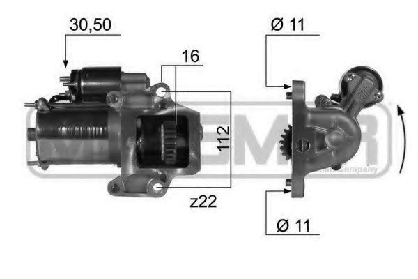 Стартер 220372 MESSMER