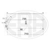 Конденсатор системы охлаждения 667184 ERA