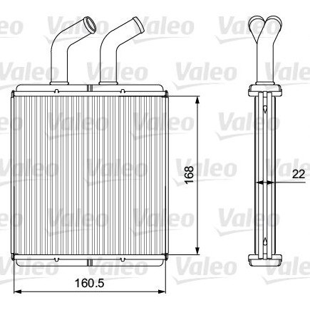 Радиатор отопителя 811562 VALEO