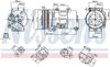 Компрессор климатической установки 89493 NISSENS