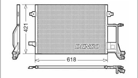 Радіатор кондиціонера DCN02013