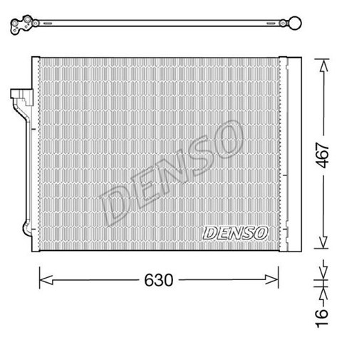 Конденсатор кондиционера DCN05029 DENSO