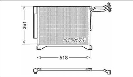 Радіатор кондиціонера DCN05100