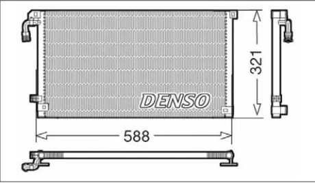 Конденсер DCN07004 DENSO