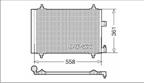 Конденсер DCN07005 DENSO