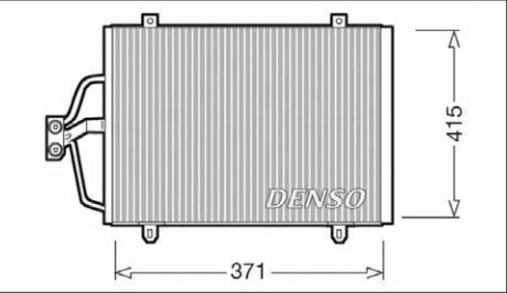 Конденсатор системы охлаждения DCN23003 DENSO
