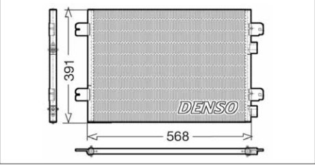 Радіатор кондиціонера DCN23011