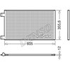 Радиатор охлаждения кондиционера DCN23041 DENSO