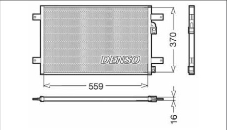 Радіатор кондиціонера DCN32014