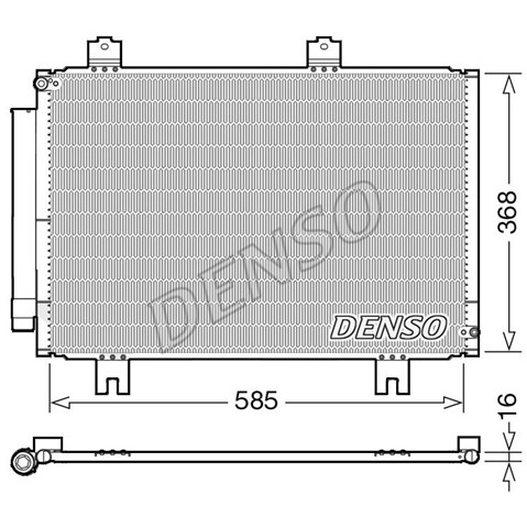 Конденсер DCN40020 DENSO