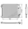 Радіатор кондиціонера DCN46025