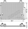 Радиатор системы охлаждения кондиционера DCN50057 DENSO