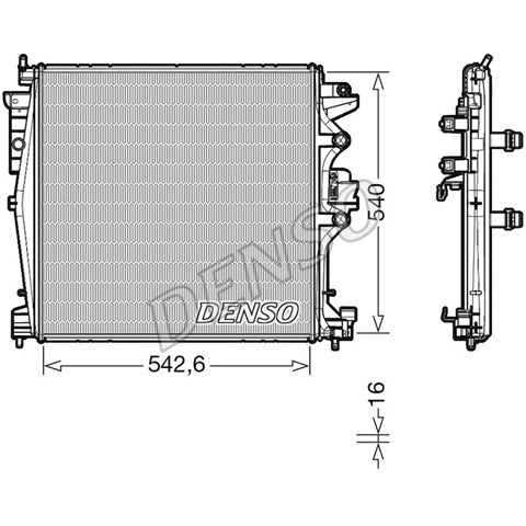 DENSO DRM01004 Радиатор в наличии Львов
