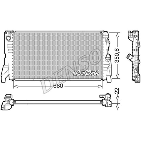 Радиатор основной DRM05118 DENSO