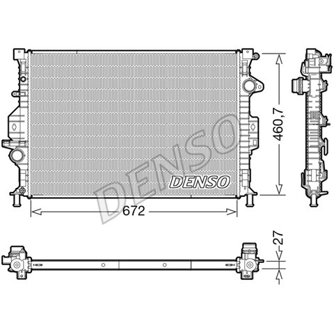 Радиатор DRM10115 DENSO