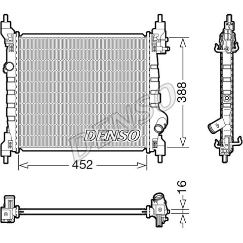 Радиатор DRM15014 DENSO