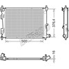 Радиатор охлаждения двигателя DRM41017 DENSO