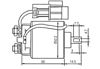 Втягивающее реле стартера E8029 GHIBAUDI