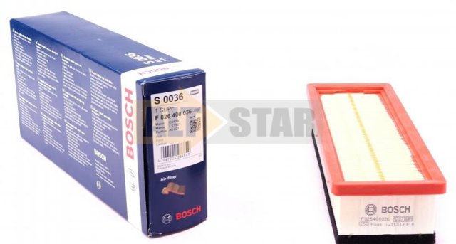 BOSCH F026400036 Воздушный фильтр в наличии Павлоград