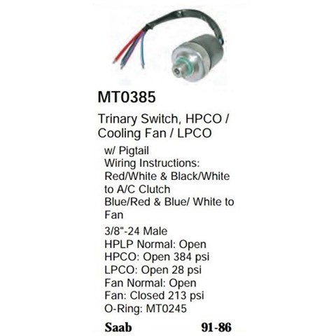 Датчик давления кондиционера MT0385 SANTECH