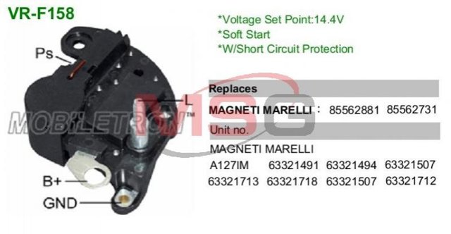 Реле зарядки VRF158 MOBILETRON