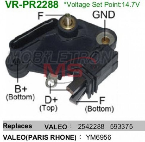 Реле зарядки генератора VRPR2288 MOBILETRON