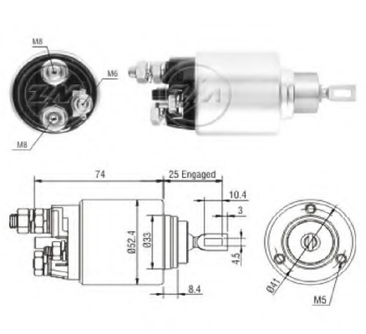 Втягивающее ZM1381 ZM