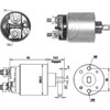 Реле втягивающее стартера ZM1710 ZM