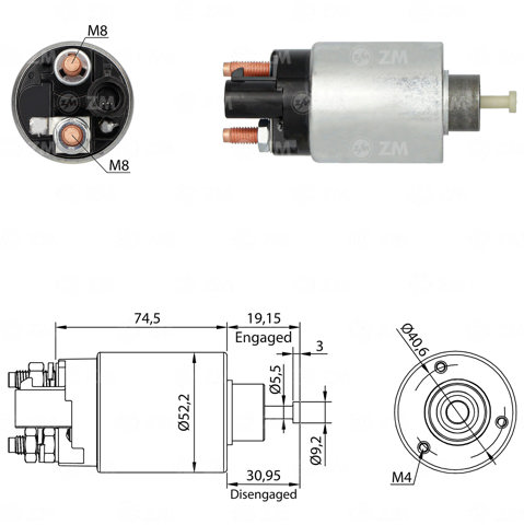 Втягивающее ZM1866 ZM