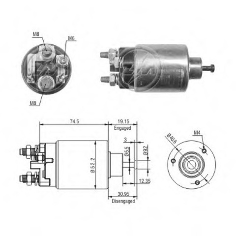 Тяговое реле ZM2860 ZM