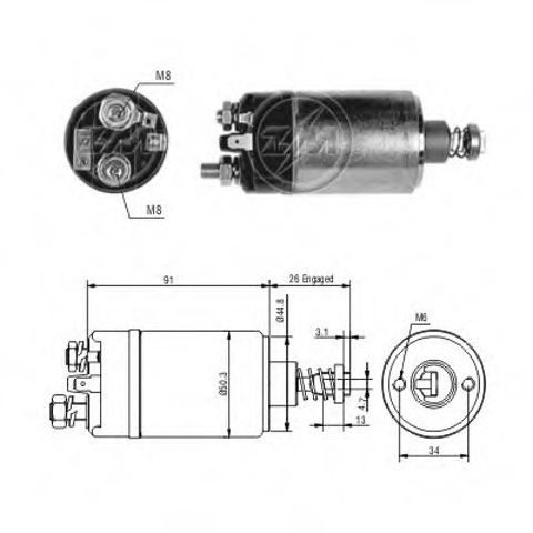 Втягивающее ZM527 ZM