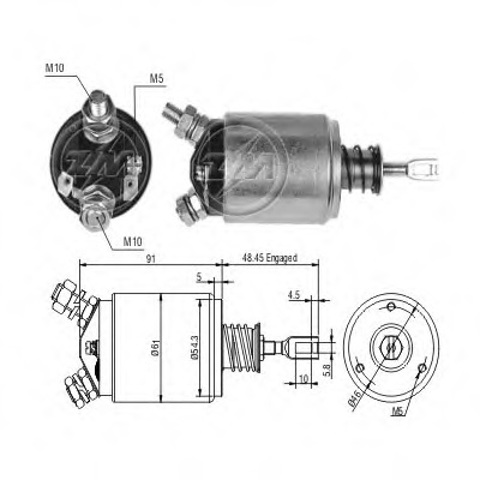 Втягивающее ZM633 ZM