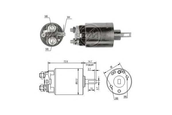 Тяговое реле ZM685 ZM