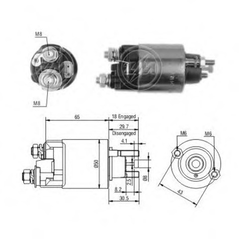 Втягивающее ZM708 ZM