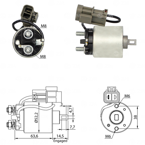 Втягивающее реле Ниссан Примера