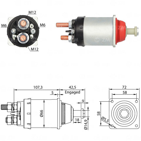 Втягивающее ZM835 ZM
