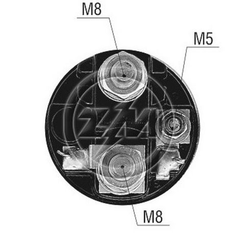 Тяговое реле стартера ZM86096 ZM