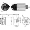 Втягуюче реле стартера ZM9860