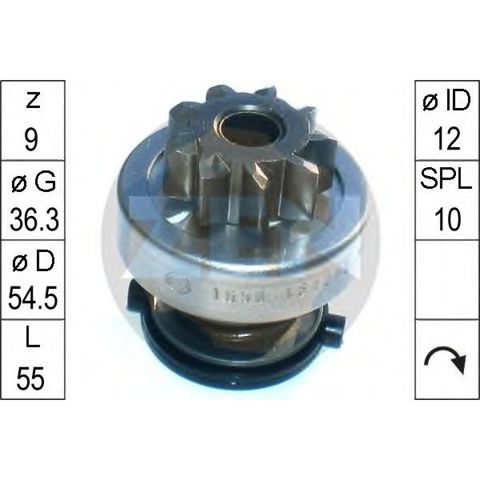 ZEN ZN1650 Бендикс стартера в наличии Запорожье