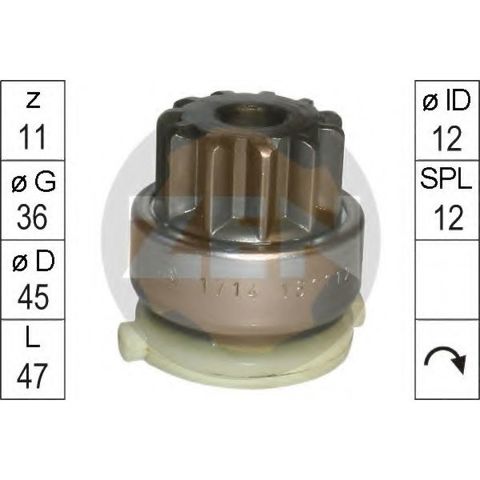 ZN1714 ZEN Бендикс стартера купить в Ирпень